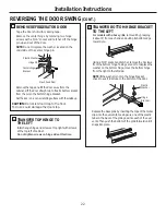 Предварительный просмотр 22 страницы GE GTH21GBEBB Owner'S Manual & Installation Instructions