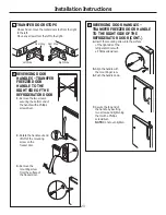 Предварительный просмотр 23 страницы GE GTH21GBEBB Owner'S Manual & Installation Instructions