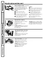 Preview for 8 page of GE GTH22KBR Owner'S Manual & Installation Instructions