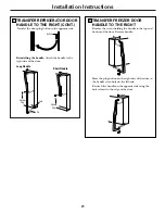 Preview for 21 page of GE GTH22KBR Owner'S Manual & Installation Instructions