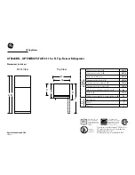 GE GTH22KBR Specifications preview