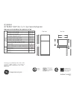 GE GTJ18CBESA Dimensions And Installation Information preview