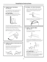 Preview for 11 page of GE GTL12 Owner'S Manual And Installation Instructions