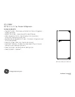 Preview for 2 page of GE GTL17JBWBS - CleanSteel 16.6 cu. Ft. Top-Freezer Refrirator Datasheet