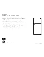 Preview for 2 page of GE GTL17JBWBS - CleanSteel 16.6 cu. Ft. Top-Freezer... Dimensions And Installation Information