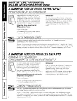 Preview for 2 page of GE GTL17JBWERBS and Owner'S Manual And Installation Instructions