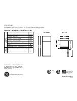 Preview for 1 page of GE GTN17DBECC Dimensions And Installation Information