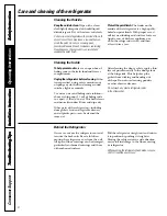 Preview for 6 page of GE GTR10 Owner'S Manual And Installation Instructions