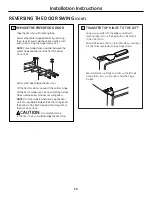 Preview for 10 page of GE GTR11AAPR Owner'S Manual And Installation Instructions