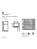 GE GTR11AAPR Specifications preview