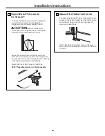 Preview for 10 page of GE GTR12 and Owner'S Manual And Installation Instructions