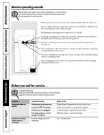 Preview for 14 page of GE GTS12BBMBLCC and Owner'S Manual And Installation Instructions