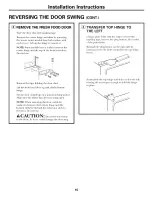 Preview for 10 page of GE GTS12BBPBLCC and Owner'S Manual And Installation Instructions