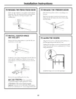 Preview for 13 page of GE GTS12BBPBLCC and Owner'S Manual And Installation Instructions