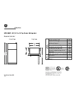 Preview for 1 page of GE GTS12BBPL Specifications