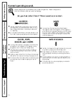 Preview for 14 page of GE GTS12BBPLCC Owner'S Manual And Installation Instructions