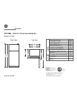 Preview for 1 page of GE GTS17BBMR Specifications