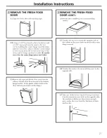 Preview for 21 page of GE GTS17BCSRCC and Owner'S Manual And Installation Instructions