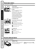 Preview for 10 page of GE GTS18ISTSS Owner'S Manual And Installation Instructions