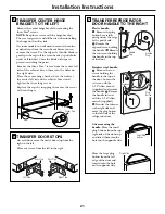 Preview for 21 page of GE GTS18ISTSS Owner'S Manual And Installation Instructions