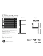 GE GTS18ISXSS Dimensions And Installation Information preview