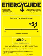 Preview for 1 page of GE GTS18KBP Energy Manual