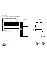 GE GTS18XCS Dimensions And Installation Information preview