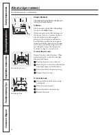 Предварительный просмотр 8 страницы GE GTS21 Owner'S Manual And Installation Instructions