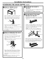 Preview for 22 page of GE GTS21 Owner'S Manual And Installation Instructions