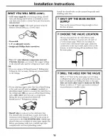 Preview for 15 page of GE GTS22JCPARCC Owner'S Manual & Installation Instructions