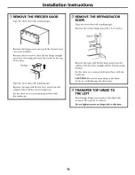 Preview for 19 page of GE GTS22JCPARCC Owner'S Manual & Installation Instructions