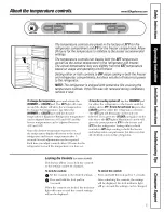 Preview for 5 page of GE GTS22KHPBB Owner'S Manual & Installation Instructions