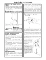 Предварительный просмотр 10 страницы GE GTUN275EM2WW Installation Instructions Manual