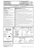 GE GTUN275GM0WW Installation Instructions Manual preview