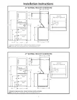 Preview for 3 page of GE GTUN275GM1WW Installation Instructions Manual