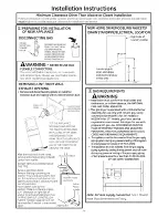 Preview for 4 page of GE GTUN275GM1WW Installation Instructions Manual