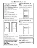 Preview for 11 page of GE GTUN275GM1WW Installation Instructions Manual