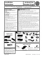 GE GTUN275GMWW Installation Instructions Manual preview