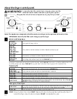 Preview for 10 page of GE GTUN275GMWW Owner'S Manual