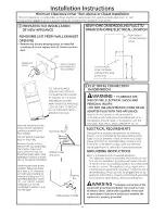 Preview for 4 page of GE GTUP240EM1WW Installation Instructions Manual