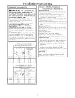 Preview for 6 page of GE GTUP240EM1WW Installation Instructions Manual