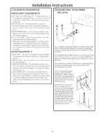 Preview for 10 page of GE GTUP240EM1WW Installation Instructions Manual