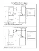 Предварительный просмотр 3 страницы GE GTUP240EM4WW Installation Instructions Manual