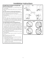 Предварительный просмотр 8 страницы GE GTUP240EM4WW Installation Instructions Manual