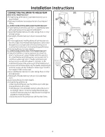 Предварительный просмотр 8 страницы GE GTUP240EM5WW Installation Instructions Manual