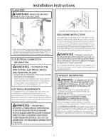 Preview for 6 page of GE GTUP240GM1WW Installation Instructions Manual