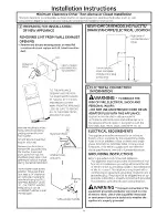 Предварительный просмотр 4 страницы GE GTUP270EM1WW Installation Instructions Manual