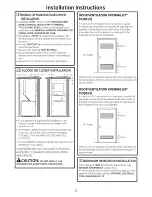 Предварительный просмотр 11 страницы GE GTUP270EM1WW Installation Instructions Manual