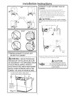 Предварительный просмотр 9 страницы GE GTUP270GM1WW Installation Instructions Manual