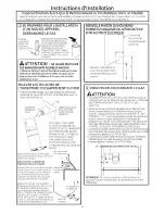 Предварительный просмотр 16 страницы GE GTUP270GM1WW Installation Instructions Manual